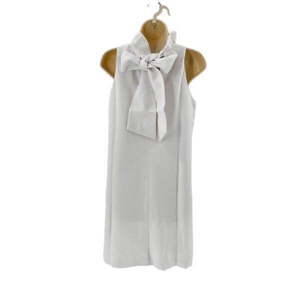 Tuckernuck | NEW Blythe Ruffle Collar Sleeveless Mini Dress in White Size M - Picture 4 of 10